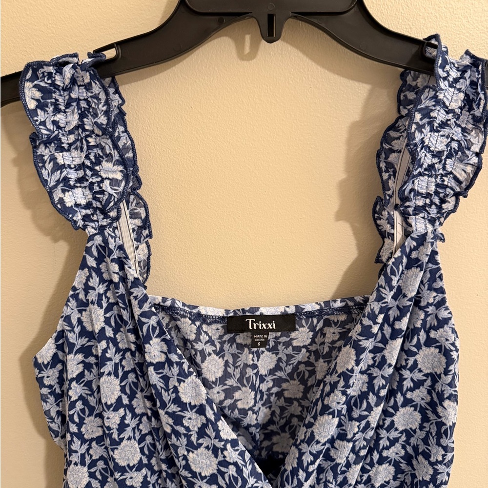Trixxi Floral Ruffle Romper - Picture 5 of 10